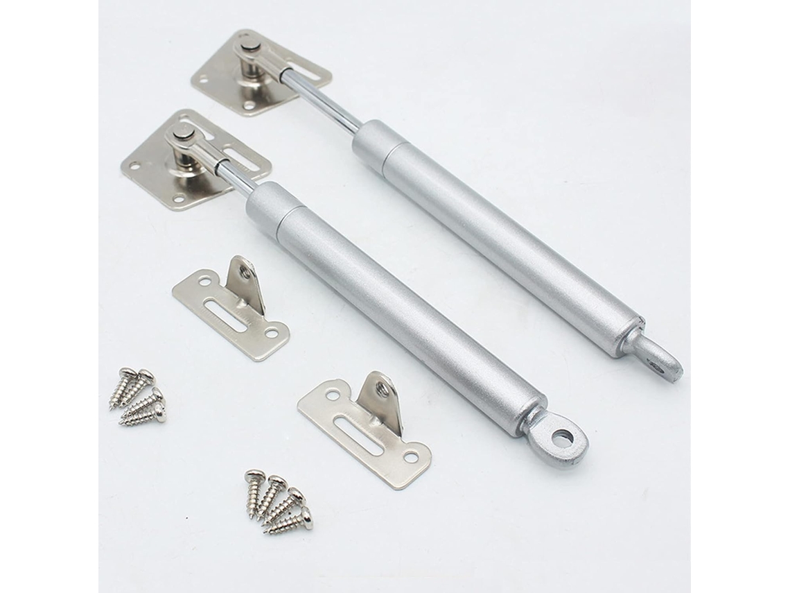 Haste De Suporte Com Mola A Gás Para Armário, Amortecedor A Gás Para Porta E Tampa, Prata, 100n, 282mm 100n 2 Peças
