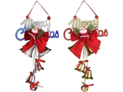 Omni 2 Piezas de Cascabeles Navideños Colgantes, Decoración para Árbol de Navidad Con Diseño Exquisito Y Material de Alta Calidad
