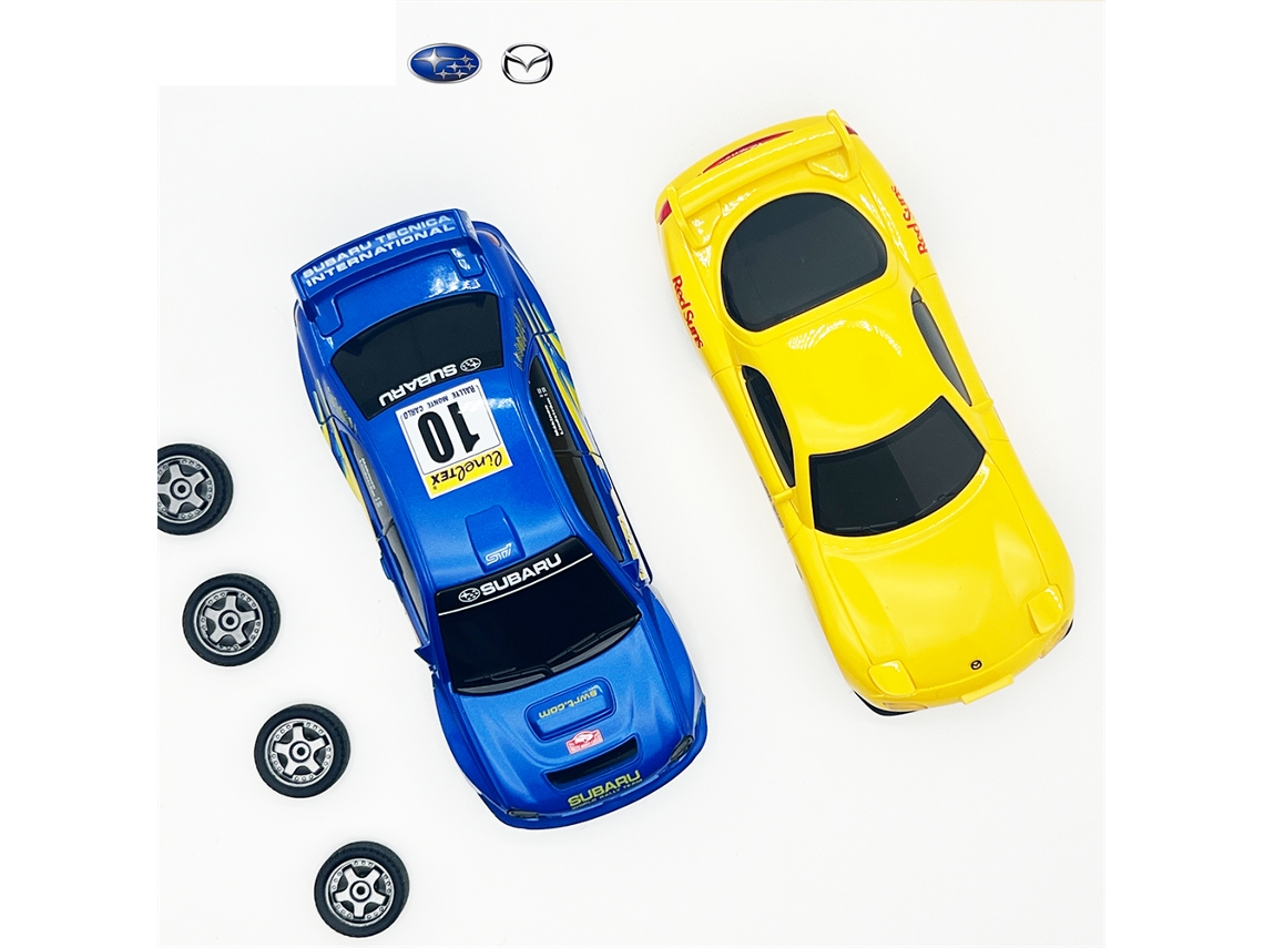 Carroceria Prateada Whoosh S1 S2 H1 H2 Mazda Subaru Oficial 1/43 Peças Carro Rc Drift Carroceria Pneus Rodas Veículos Corrida On road Acessórios MDUG