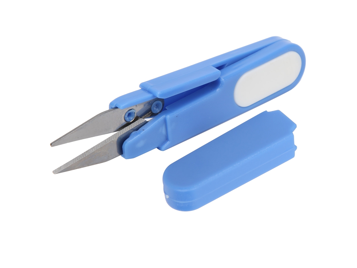 Tesoura de Pesca Portátil Inox com Capa