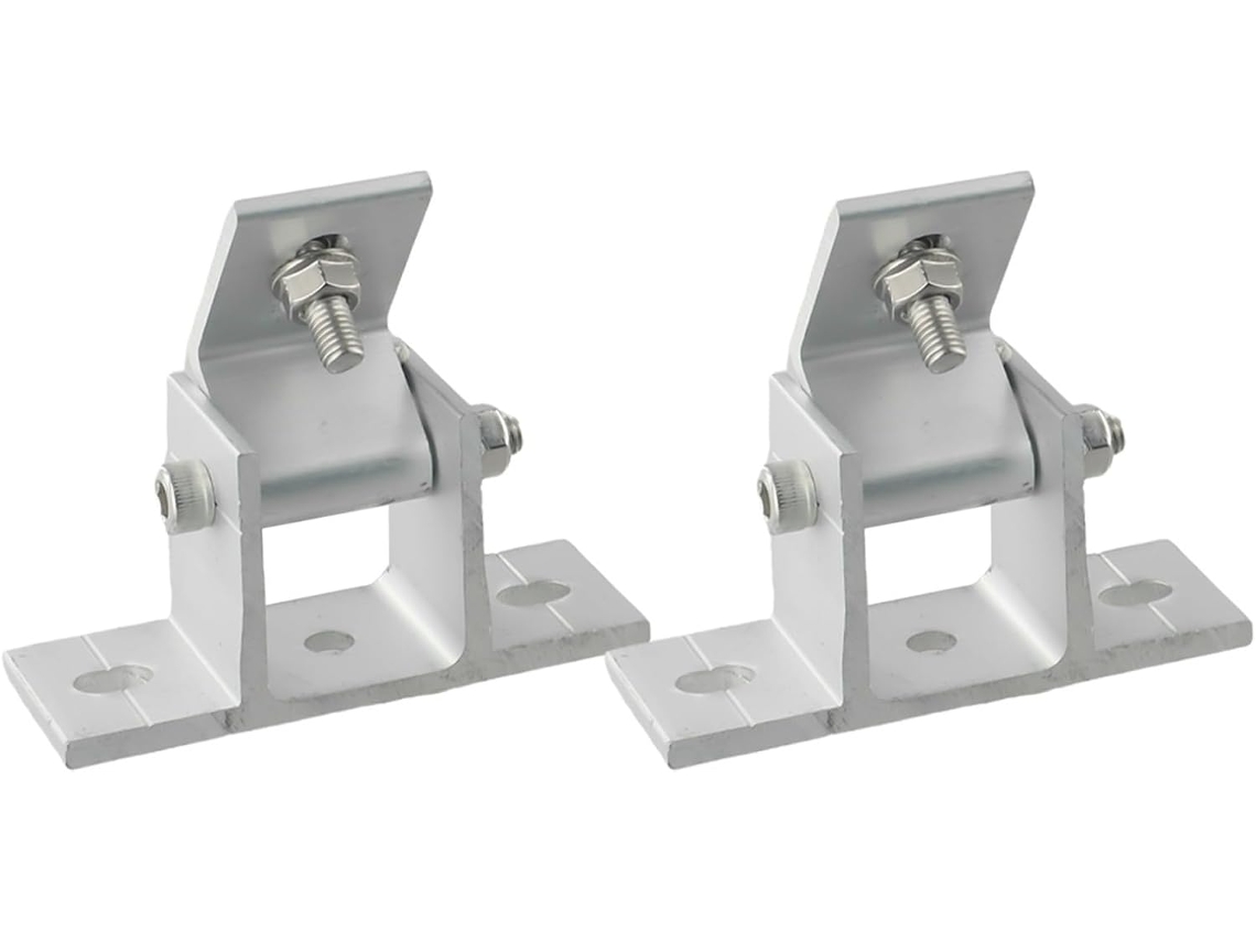 Suporte Giratório Para Painel Solar No Telhado, Com Suporte De Ângulo Ajustável Para Superfícies Planas Telha E Metal