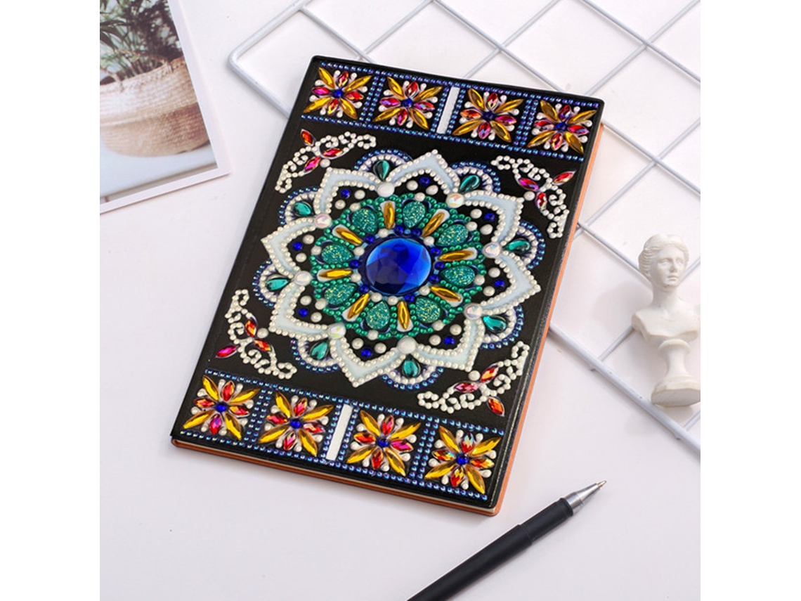 Caderno De Pintura Com Diamantes Faça Você Mesmo, Corado À Mão
