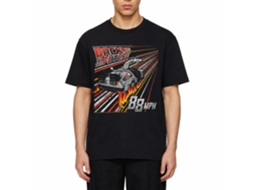 Rockinstone Back To The Future Movie Streak To The Future Black Adult T-shirt Size:xxxl