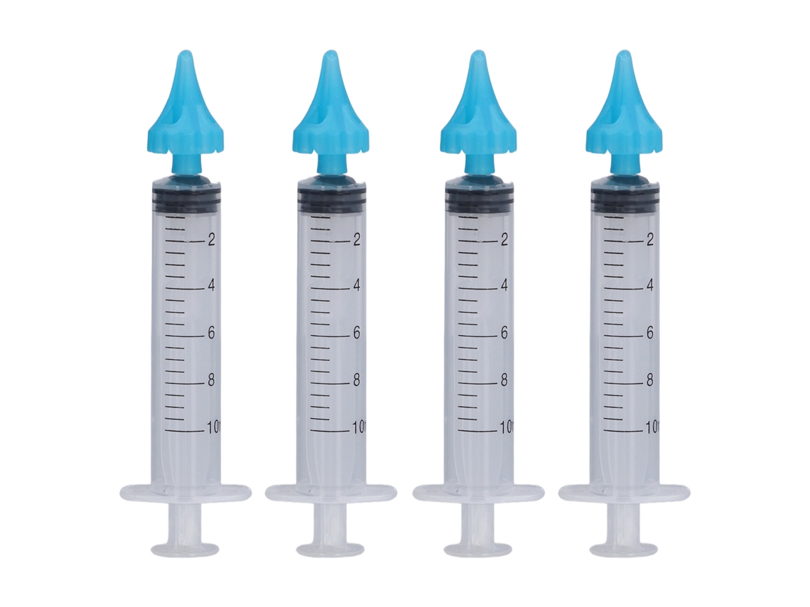 4pcs Seringa De Remoção De Cera Do Ouvido Universal Para Crianças E Adultos 10ml