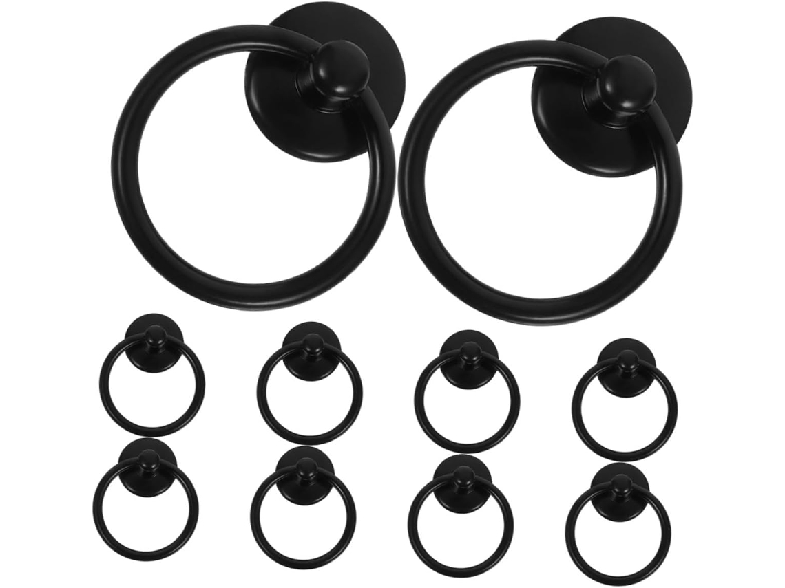 Conjunto De 10 Puxadores De Metal Estilo Vintage Para Gavetas, Armários E Portas.