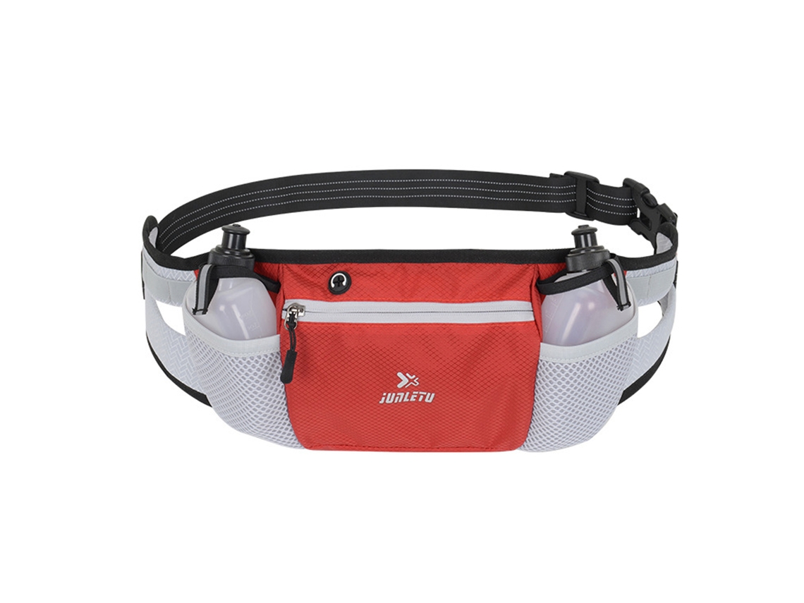 Bolsa Cintura Para Corrida Resistente À Água Com Suporte Para Garrafa De Água E Faixa Reflexiva