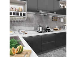 Vidaxl Autocolante Para Móveis 500x90 Cm Pvc Preto
