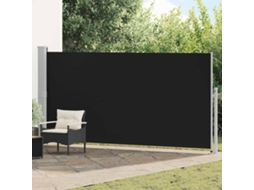 Vidaxl Toldo Lateral Retrátil 160 X 500 Cm Preto