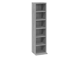 Cd Cabinet, Cd Cabinets Vidaxl Cinzeto Madeira Processada (n/a)