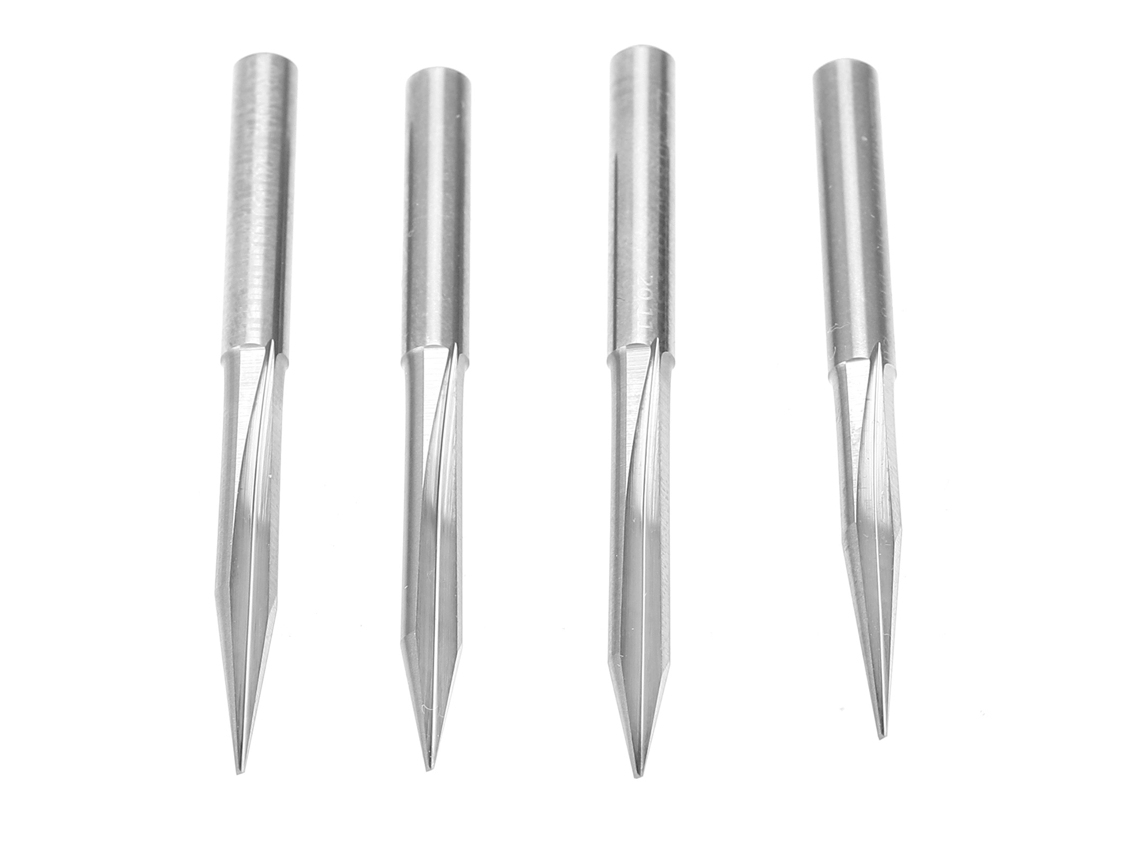 Laxiscreed Kit De Ferramentas De Escultura Em V Com 4 Peças, Lâminas Dobradas E Multiângulo