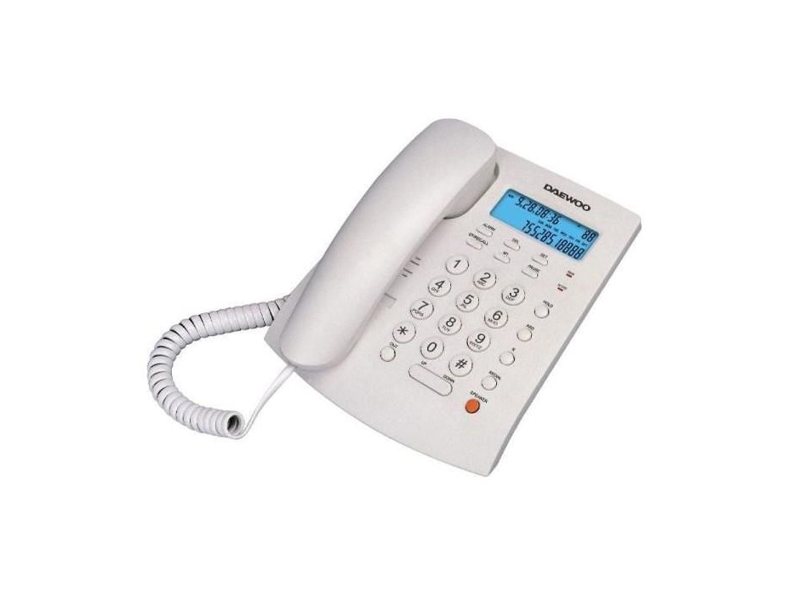 Telefone Daewoo Dw6310 Branco Brilvibera