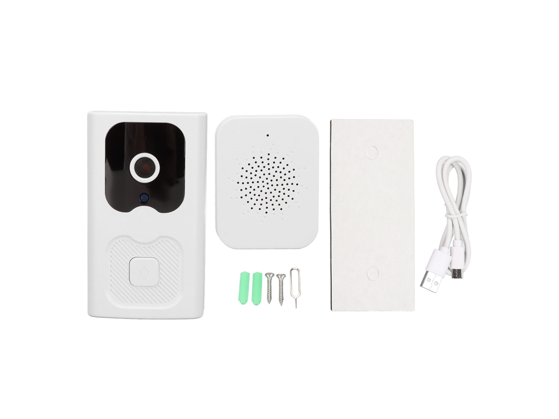 Aetheria campainha Inteligente Sem Fio com Câmera App Controle 640x480 Bateria 800mah para Casa Escritório