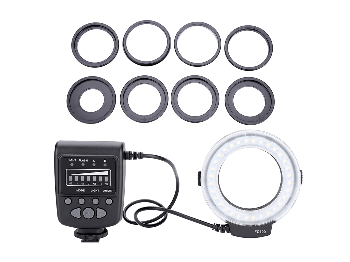 Linterna Anular Led Para Câmera, Flash Anular Para Dslr, Acessório De Câmera