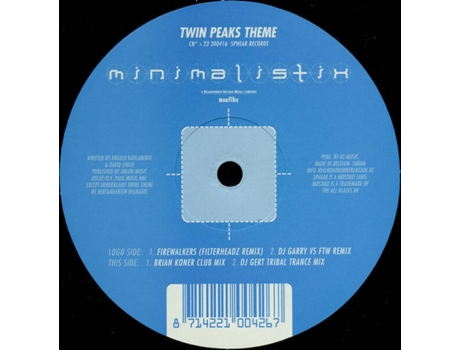 Vinil Twin Peaks Theme Sphear