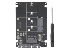 Adaptador M.2 Ngff/msata Para Sata 3.0 Placa Leitor Conversor De Ssd Equipamento De Computador