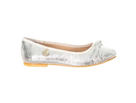 Sabrinas De Mulher Guess Shoes Envernizado Bico Redondo Prateado (35)