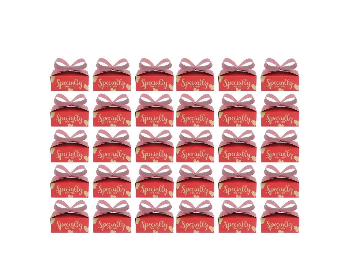 Caixas De Doces Com Laço Presentes Festas Natal Aniversários Casamentos