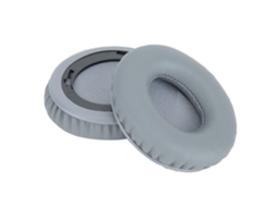 2 Almohadillas de Algodón Gris para Auriculares Monster Solo Hd Solo1.0 S/MARCA