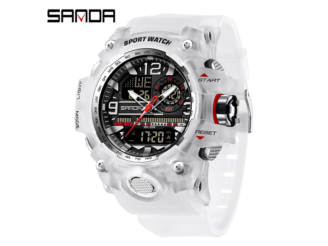 Relógio MDUG esportivo multifuncional luminoso, moderno, elegante
