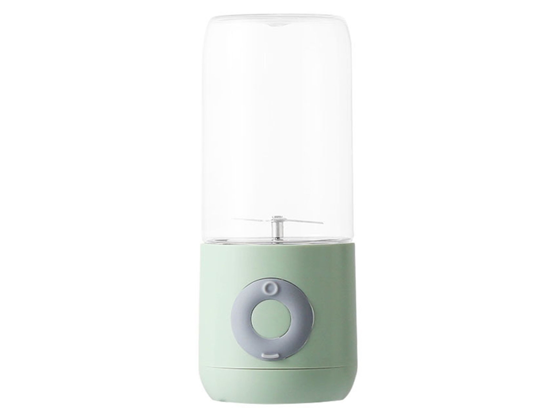 Liquidificador suco portátil 6 lâminas USB recarregável para casa cozinha outdoor verde | S/MARCA