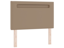 Conjunto 1 Cabeceira Vidaxl Castanho Couro Sintético (90 Cm)