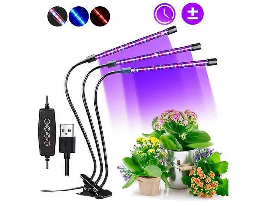 Lâmpada De Cultivo Com 60 Leds De Espectro Completo, 3 Temporizadores E Função De Ignição Automática. Aquaforge