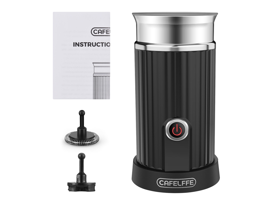 Batedeira elétrica de leite Mk 201, 230ml, anti queimadura, 2 batedores, auto desligamento