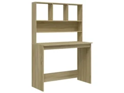 Desk, Desks Vidaxl Marrom Madeira Processada (n/a)