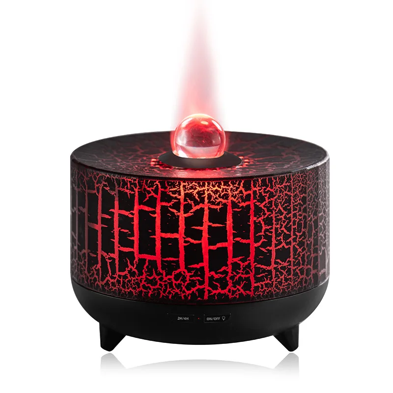 (crack) Umidificador de ar de 230ml para aromaterapia com controle remoto, difusor de óleos essenciais e luz LED.