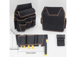 Kit De Ferramentas Multifuncionais Para Manutenção Elétrica Com Ajuste Fácil, Cinto Laxiscreed