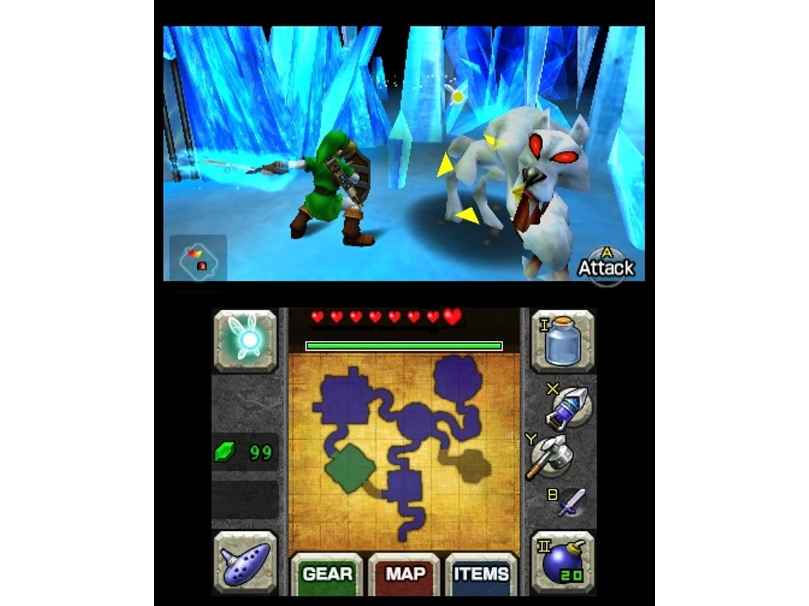  Nintendo 2DS - Legend of Zelda Ocarina of Time 3D : Video Games