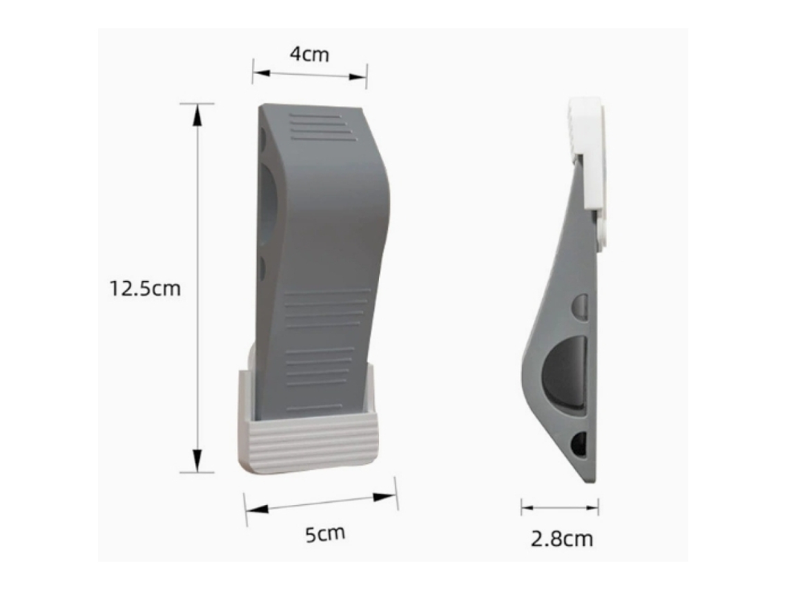 Batente De Porta Para Casa E Escritório, Cunha De Borracha Resistente Com Base Antiderrapante E Design Inclinável, Batente De Port Aquaforge