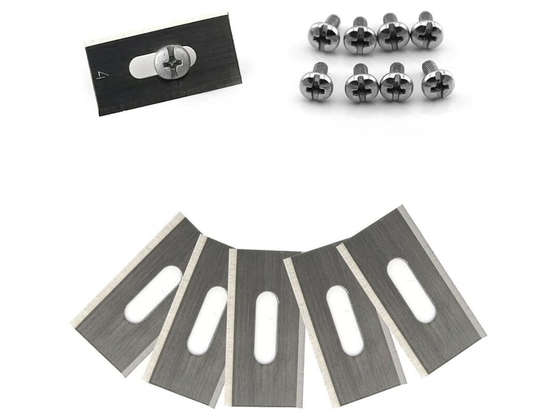Conjunto De 30 Lâminas De Reposição, Em Aço Inoxidável, Corte Duplo, Compatível Com Husqvarna