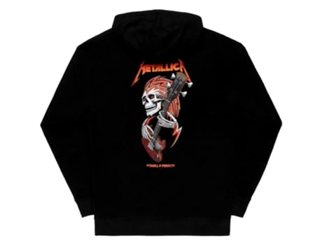 Sweatshirt de Homem POWELL PERALTA Capucha Metallica Collab Preto (S)