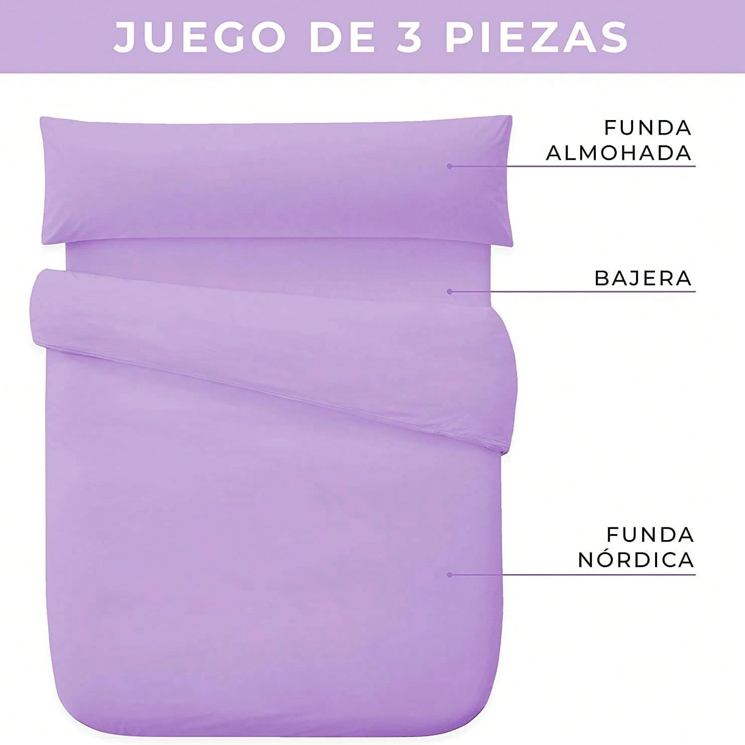 Jogo Lençóis Macio 4 Peças Lençol Baixo Elástico 2 Fronhas Cama 135 150cm