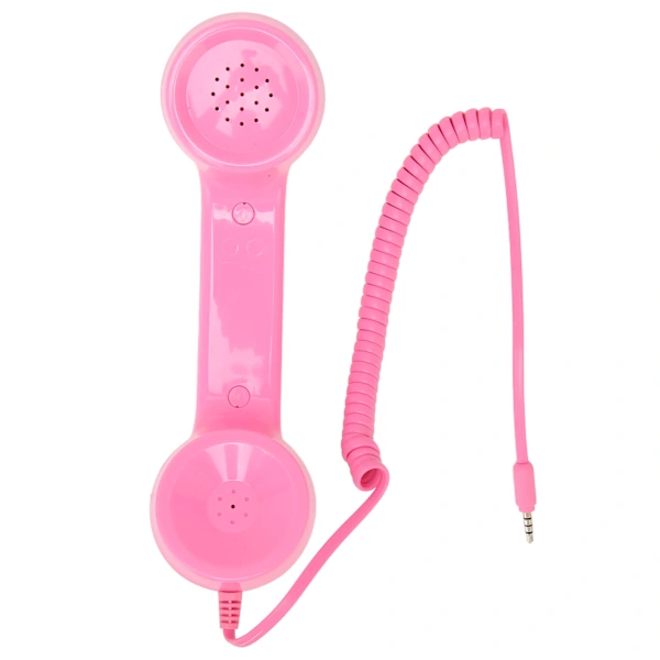 Telefone Multifuncional Retrô, Receptor Portátil À Prova de Radiação para Celulares e Computadores AQUAFORGE (rosa)