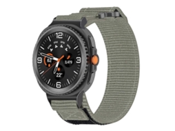 Pulseira De Nylon Com Fecho De Velcro Em Duas Seções Para Samsung Galaxy Watch8 / Watch8 Classic