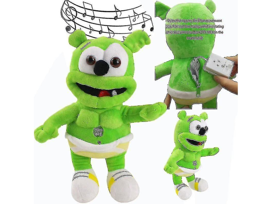30Cm Cantando Goma Brinquedos de Pelúcia com Música Voz Goma Urso Bonecas Recheadas Peluche Soando Urso Plushie Brinquedos Do Bebê para Crianças
