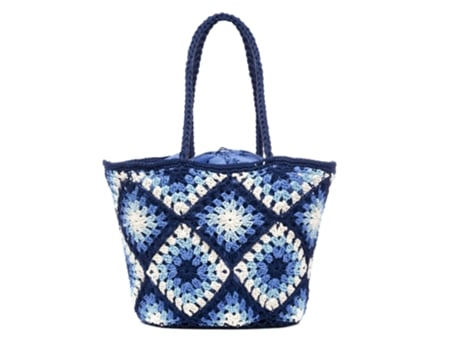 Saco De Ombro De Mulher Iria Quintana Zenson Feita Azul (30)