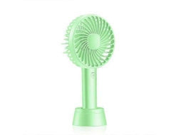 Mini Ventilador Portátil Recarregável Usb (cor: Branco, Sem Bateria Padrão) (a-5-f6)