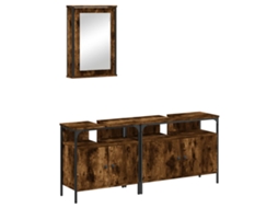 Conjunto de Móveis WC Madeira Carvalho Fumado MAISON EXCLUSIVE