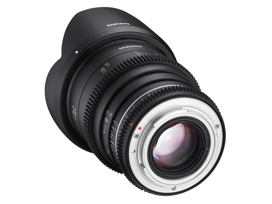 Objetiva SAMYANG Mf 24 Mm T1.5 Vdslr Mk2 Canon Ef (Encaixe: Canon EF)