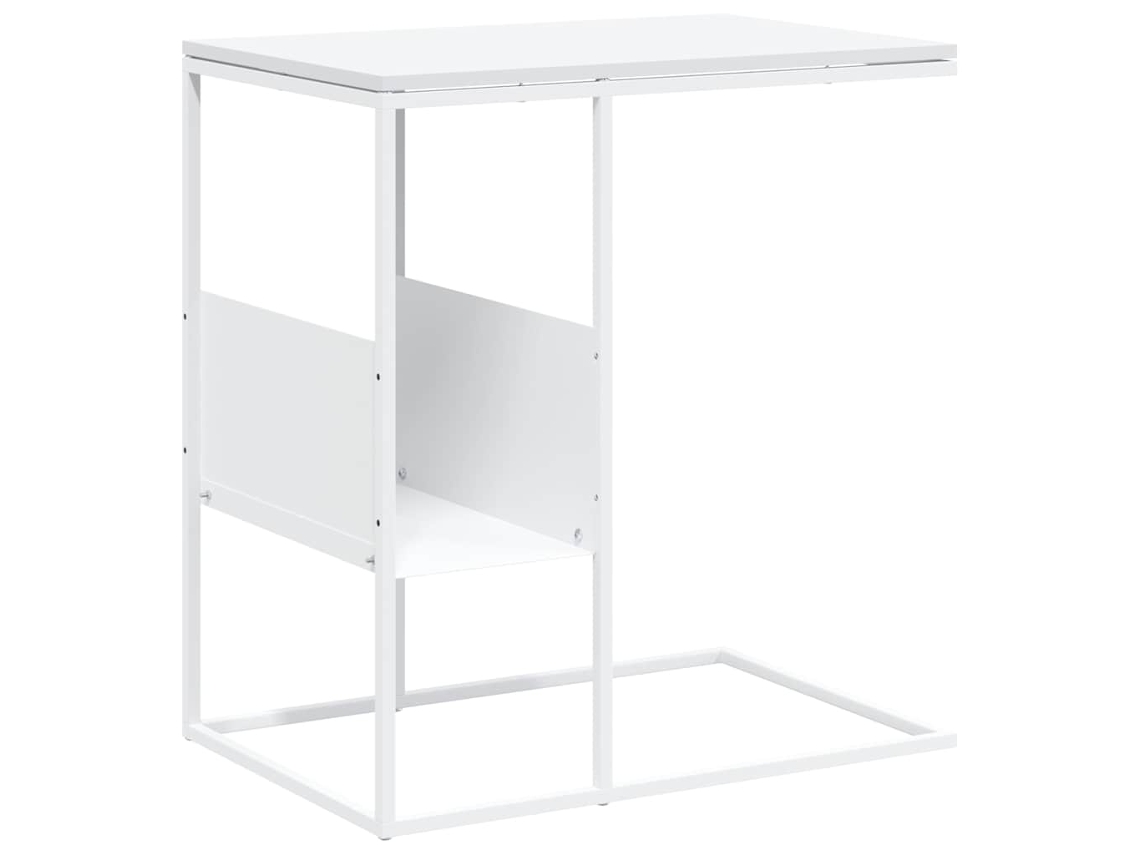 Side Table, Side Tables Vidaxl Branco Madeira Processada (n/a)
