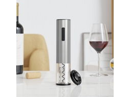 Abridor De Garrafa De Vinho Elétrico Recarregável - Aço Inoxidável Transparente, Com Cabo Usb