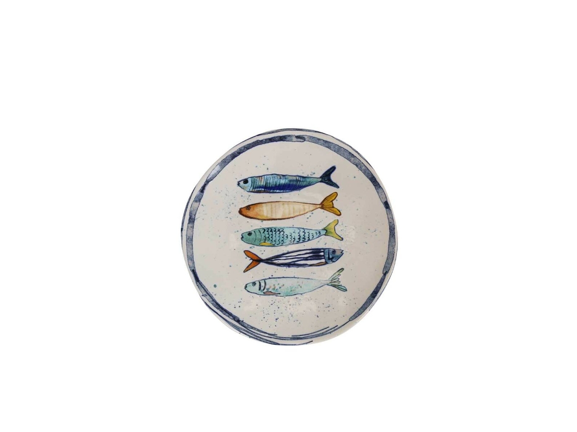 Prato Fundo LA MEDITERRÁNEA Iberica Peixe 21x5 cm