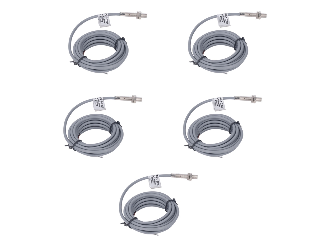 Veloriskku-5 Peças Sensor Indutivo De Proximidade Npn No Ip65 Impermeável Dc6‑30v 300ma