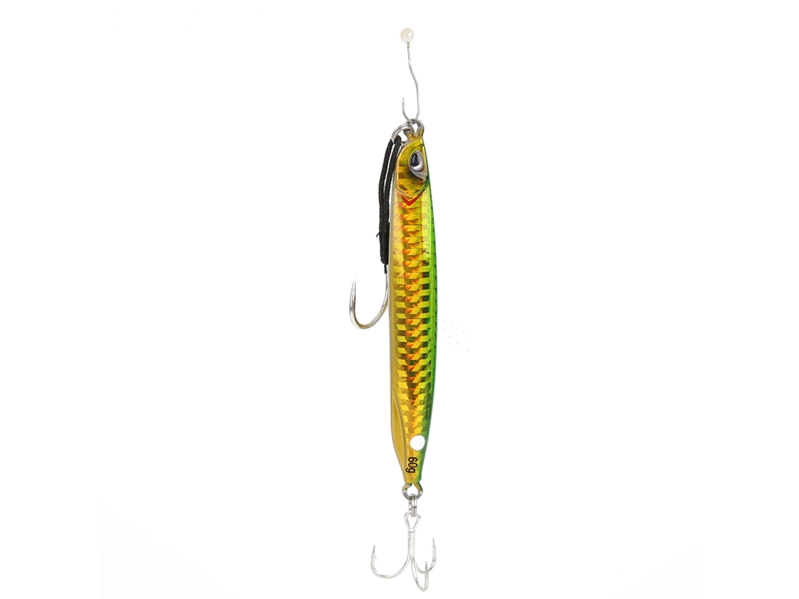 Lead Fish Lure (long Cast Sea Fishing, Night Light Fast Sinking) Japanese Style Jigging Slow Retrieve Metal Bait