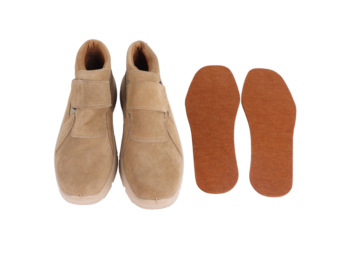 Sapatos de Segurança Masculinos Resistentes a Fogo e Calor com Palmilha de Camurça Vaca para Solda S/MARCA