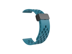 Pulseira De Silicone Perfurada Magnética Para Huawei Gt5, Samsung Galaxy Watch6, Xiaomi S4, Mi Band 9pro 8pro, Redmi