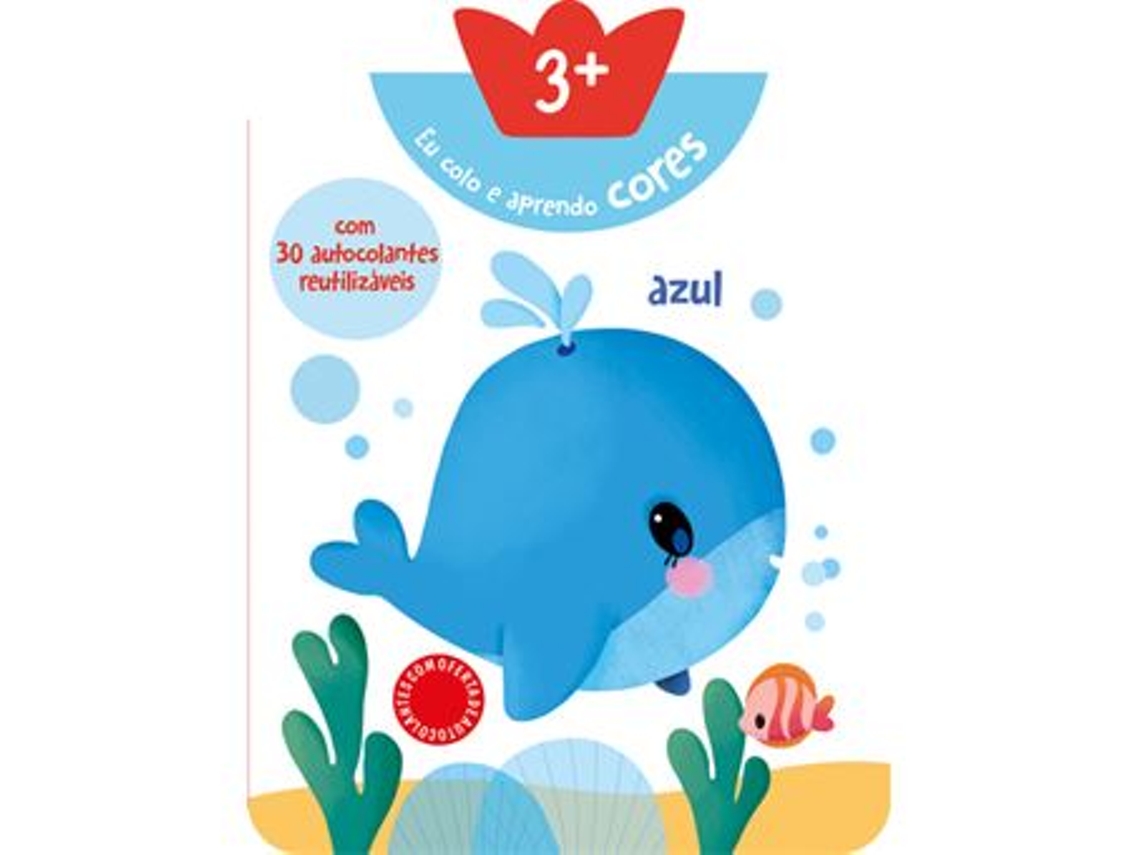 Livro Cores +3 - Baleia de Yoyo Studios (Português)